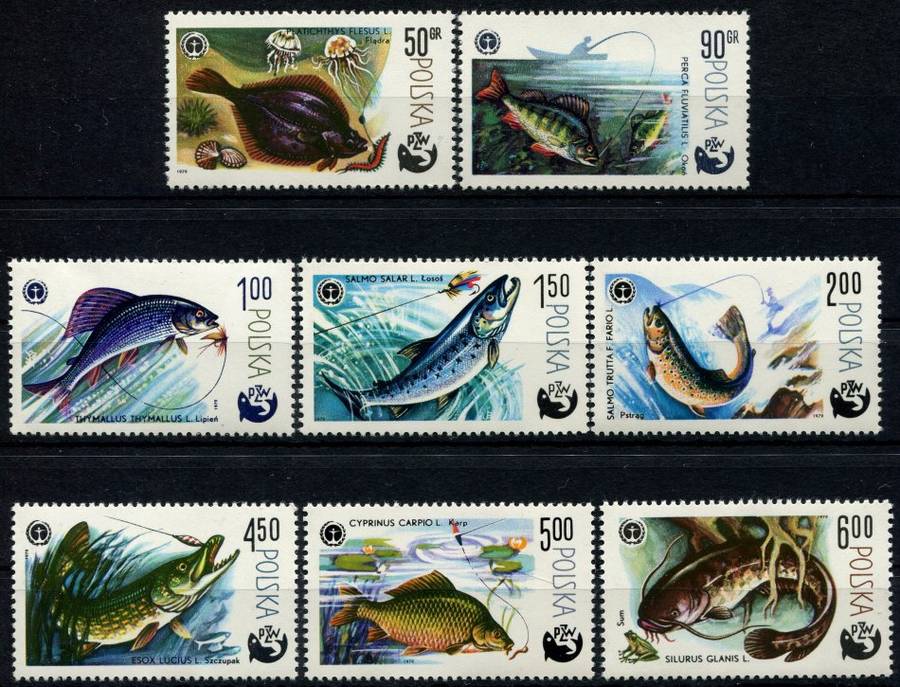 Poland - Water Life - Fish - 1979 - MNH