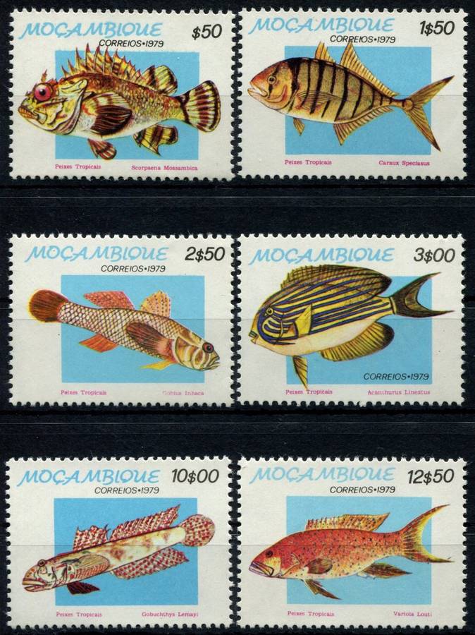 Mozambique - Water Life - Fish - 1979 - MNH