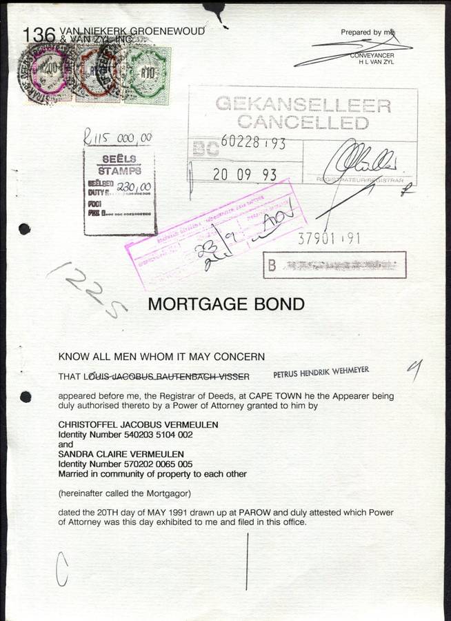 RSA - Document - Stamp Page Only