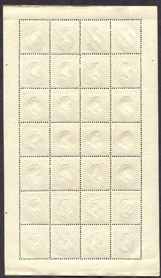 Mozambique - Full Sheet of 28 - 1895 - MNH