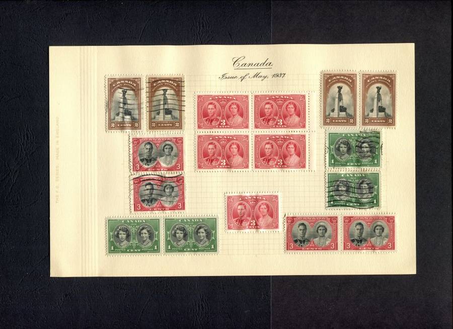 1937 Coronation - Complete Omnibus + Some Extras - Mounted (Hinged) In Album