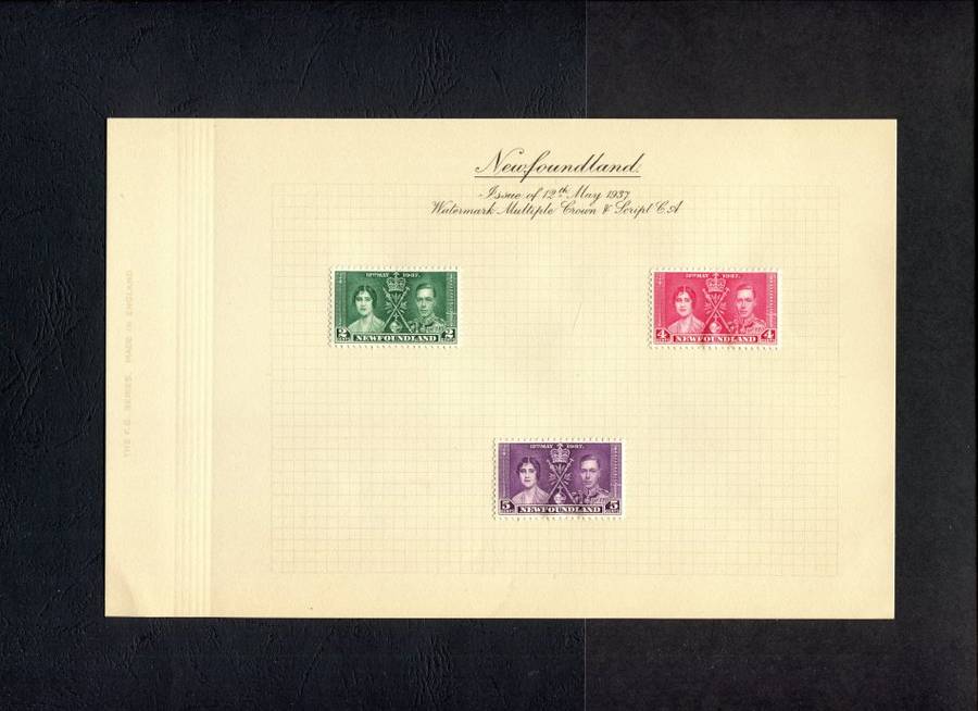 1937 Coronation - Complete Omnibus + Some Extras - Mounted (Hinged) In Album