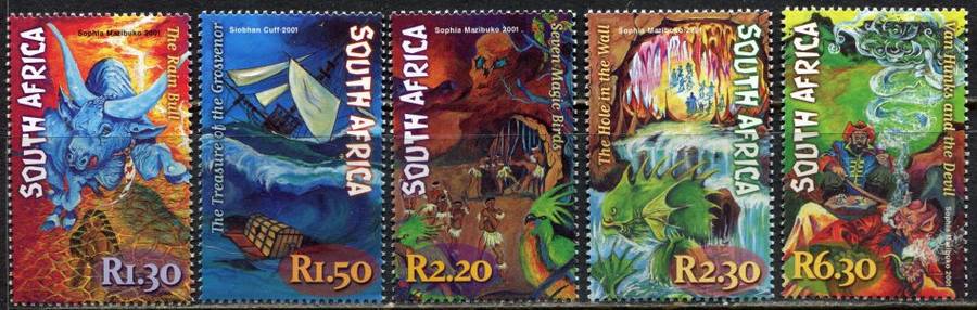 RSA - Set of 5 - 2001 - MNH