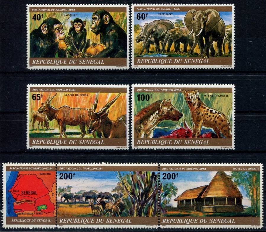 Senegal - Animals - 1980 - MNH