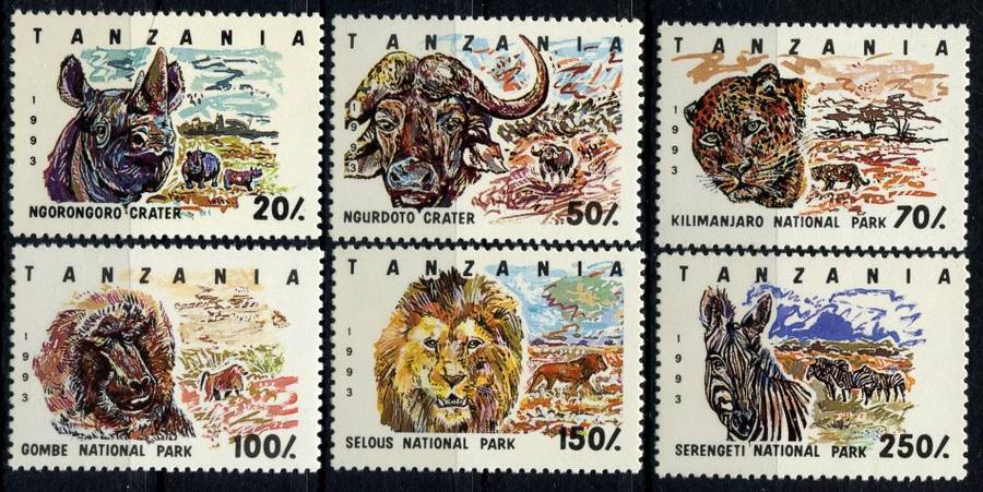 Tanzania - Animals - 1993 - MNH