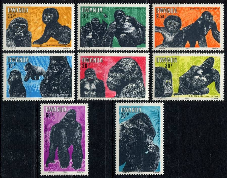 Rwanda - Animals - 1983 - MNH