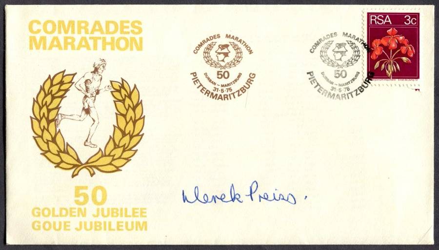 RSA - Cover Singed By The Athlete Derek Preiss