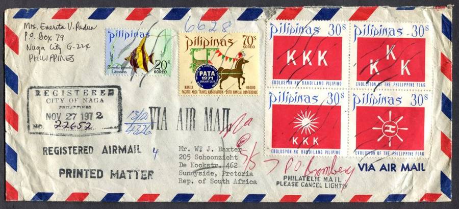 Philippines - Registered Cover