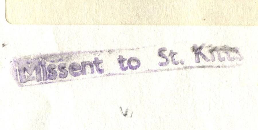 USA - Cover To Transvaal RSA - Mis-send to St. Kitts