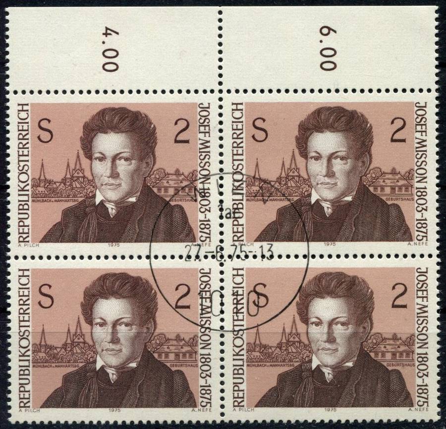 Austria - Block of 4 - 1975 - Used(CTO)
