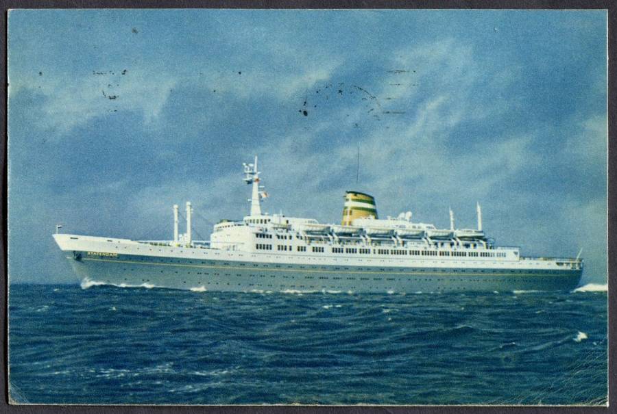 Great Britain - Paquebot - Posted At Sea - Post Card