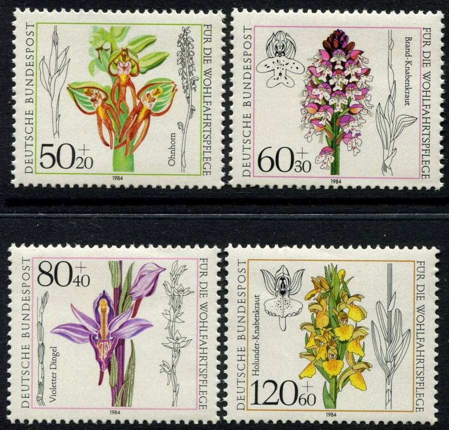 Germany/Federal - Flowers - 1984 - MNH