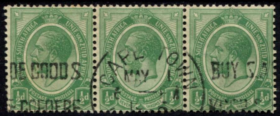 Union of SA - 1913 - Used