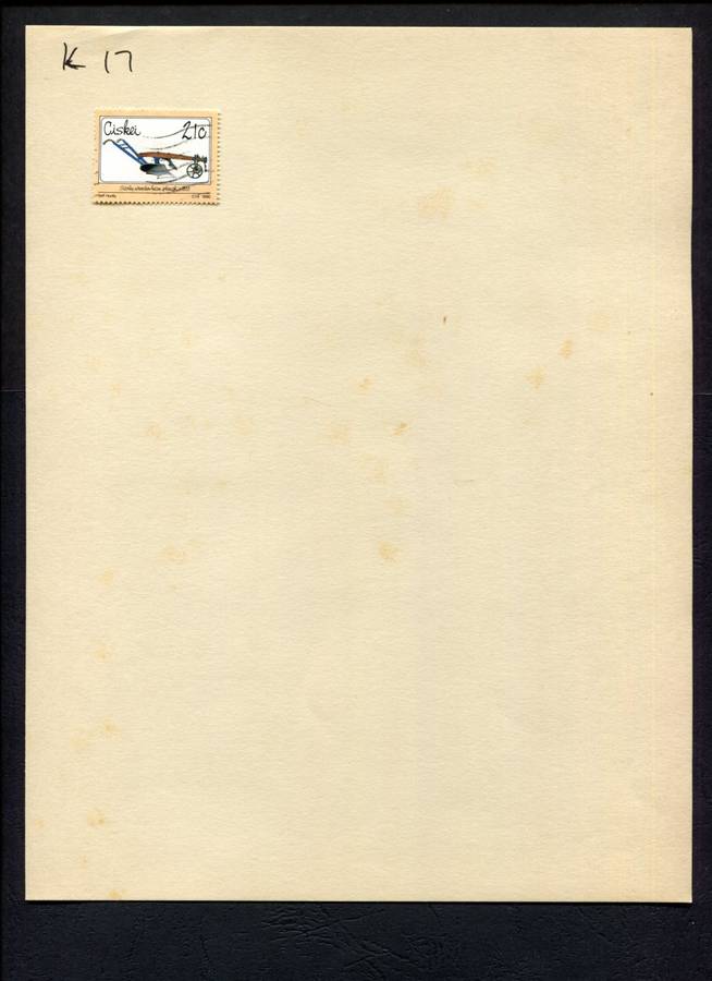 Ciskei - 1 Stamp Mounted (Hinged) On Album Page