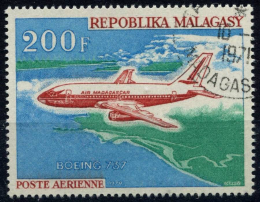 Malagasy - Aircraft - 1970 - Used(CTO)