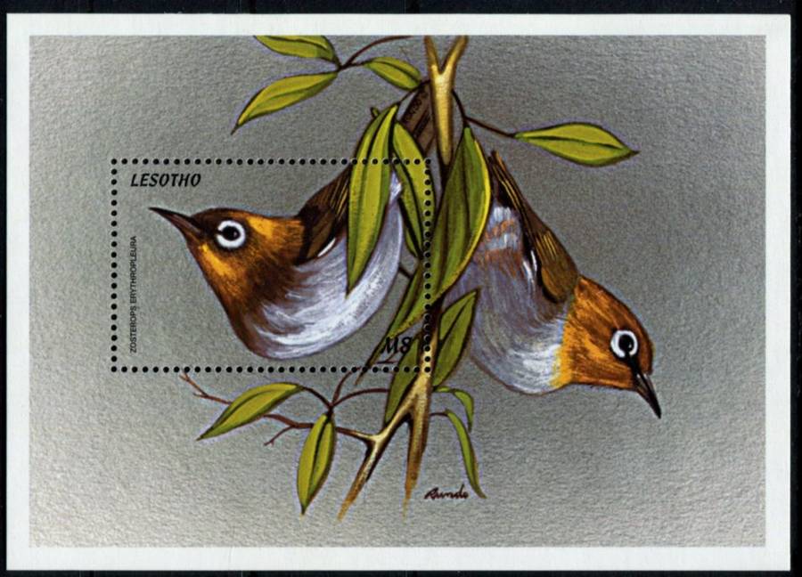 Lesotho - Birds - Miniature Sheet - 1999 - MNH