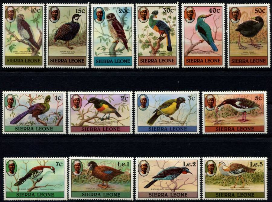 Sierra Leone - Birds - 1980 - MNH