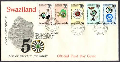 Swaziland - 1 X FDC - 1986