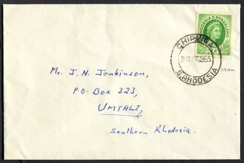 Rhodesia and Nyasaland - Cover
