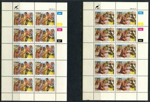 Ciskei - Set of 4 Full Sheets of 10 - 1990 - MNH - Some Very Light Toning