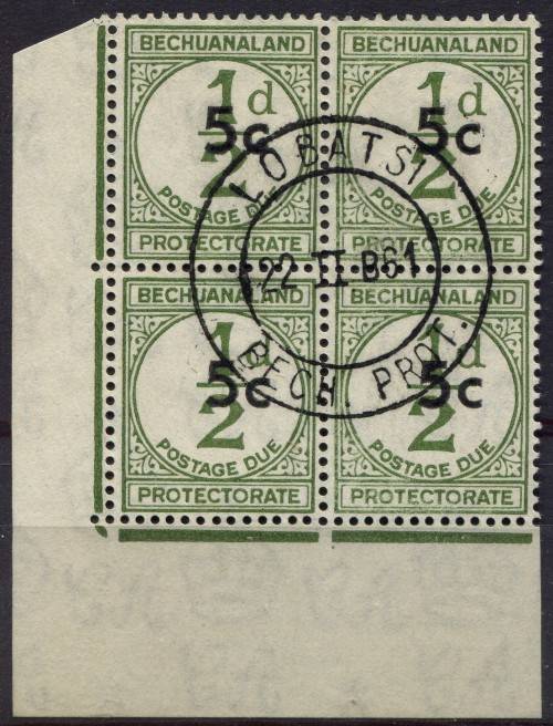 Becuanaland - Block of 4 - 1961 - Used