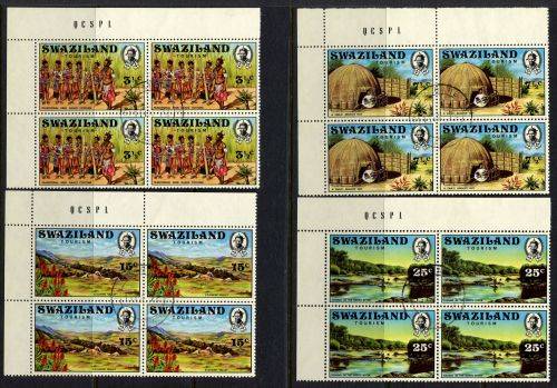 Swaziland - Set of 4 Blocks of 4 - 1972 - Used(CTO)