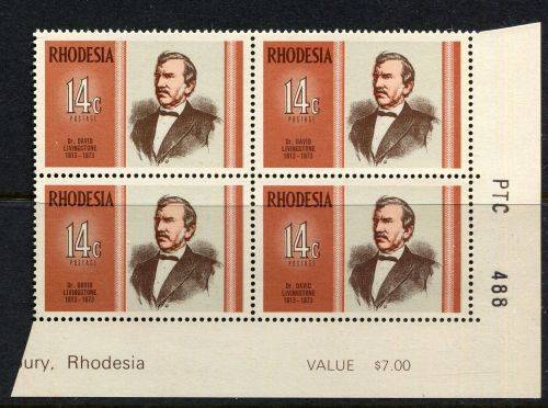 Rhodesia - 1 PTC Block of 4 - 1973 - MNH