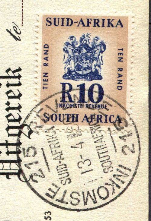 RSA - Revenue Document - Certificate No. 10
