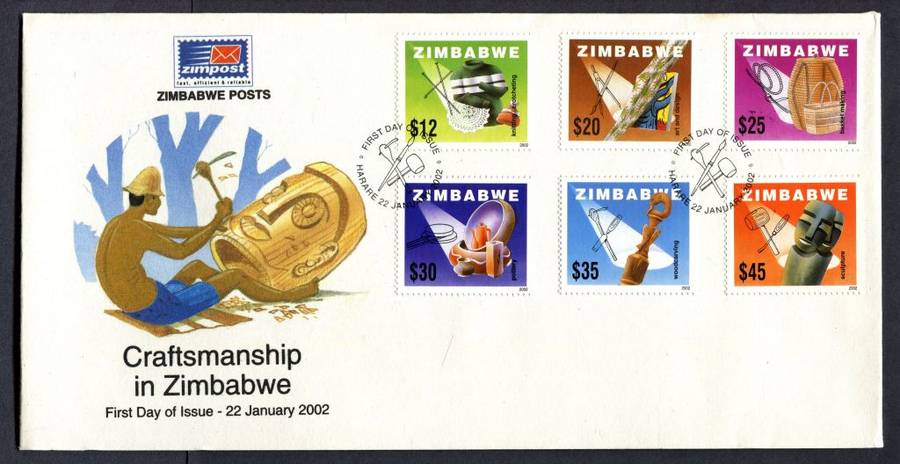 Zimbabwe - FDC - 2002 - Some Light Toning on Envelope