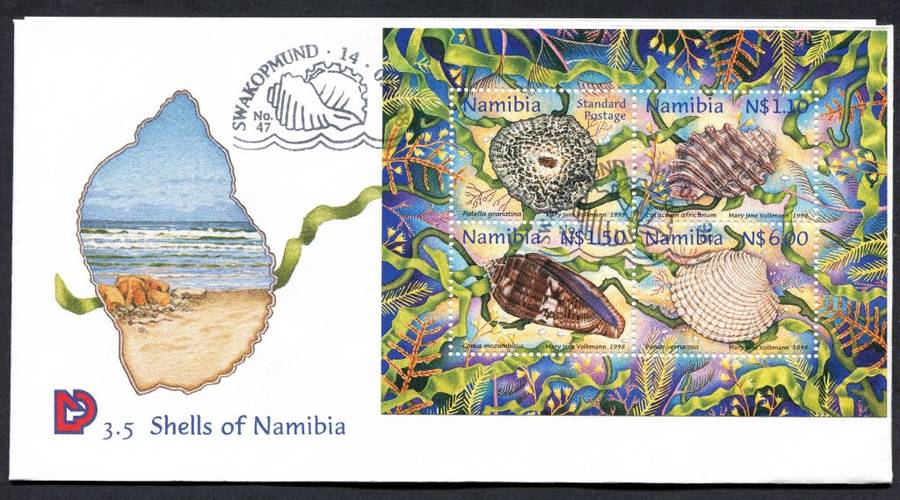 Namibia - Miniature Sheet FDC 3.5 - 1998