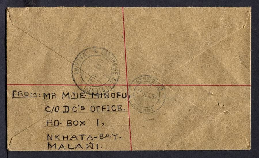 Malawi - Registered Cover