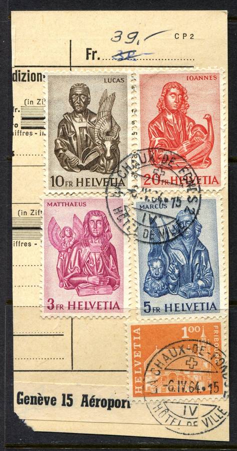 Switzerland - Used on Piece