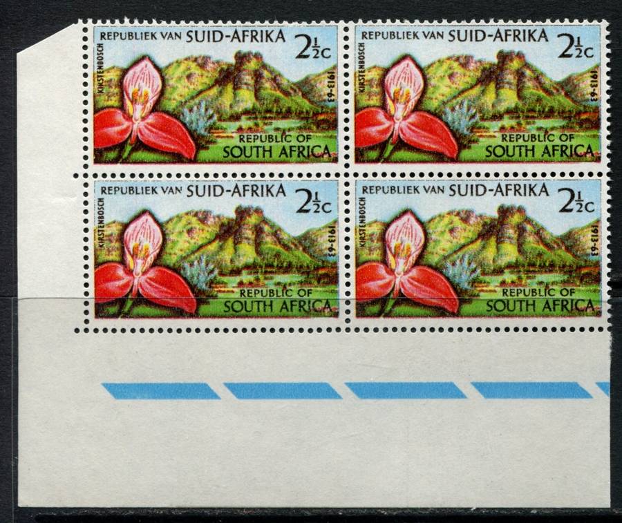 RSA - 1 Corner Block of 4 - 1963 - MNH