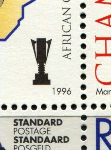RSA - Sheet of 10 - 1996 - MNH - Missing Black Dot