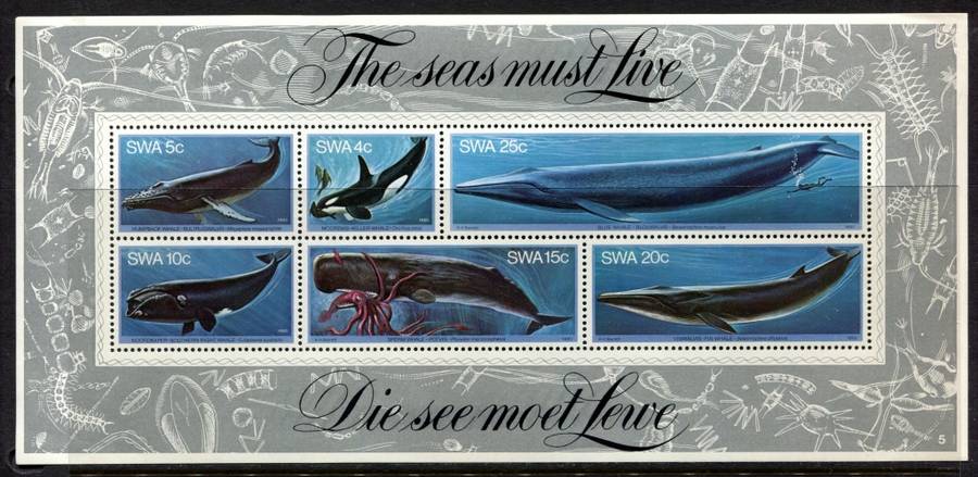 SWA - Miniature Sheet - 1980 - MNH