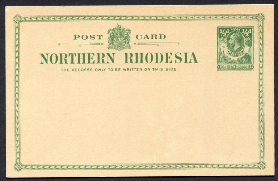Northern Rhodesia - Postal stationary - Post Card