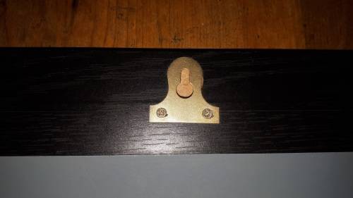 MIRROR Black wooden framed