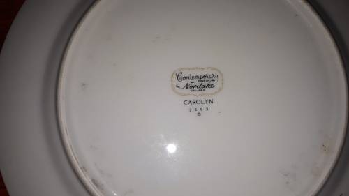 CRAZY MONDAY R1 AUCTION: VINTAGE JAPANESE NORITAKE Salad/Side Plate (Carolyn Pattern 2693)