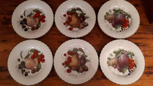 WIESENTHAL PORCELAIN GERMANY Paradise Valley Side Plates - Vintage