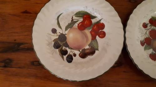 WIESENTHAL PORCELAIN GERMANY Paradise Valley Side Plates - Vintage