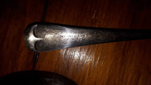 VINTAGE SET OF 6 IDENTICAL SILVER PLATED Dinner spoons