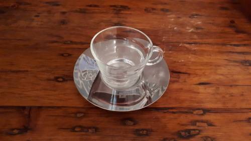BEAUTIFUL MODERN DESIGNER NESPRESSO DUO: Cup and Saucer