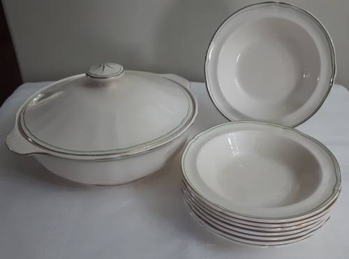 VINTAGE ALFRED MEAKIN MEDWAY DESIGN DESSERT SET