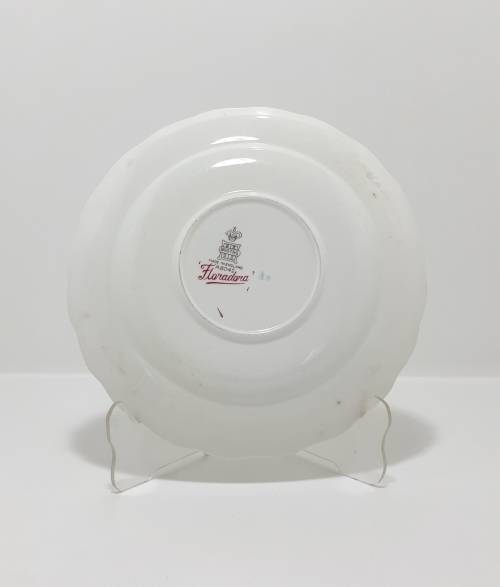 1930s Rare Booths Porcelain Scalloped Rim Saucer  Floradora Pattern
