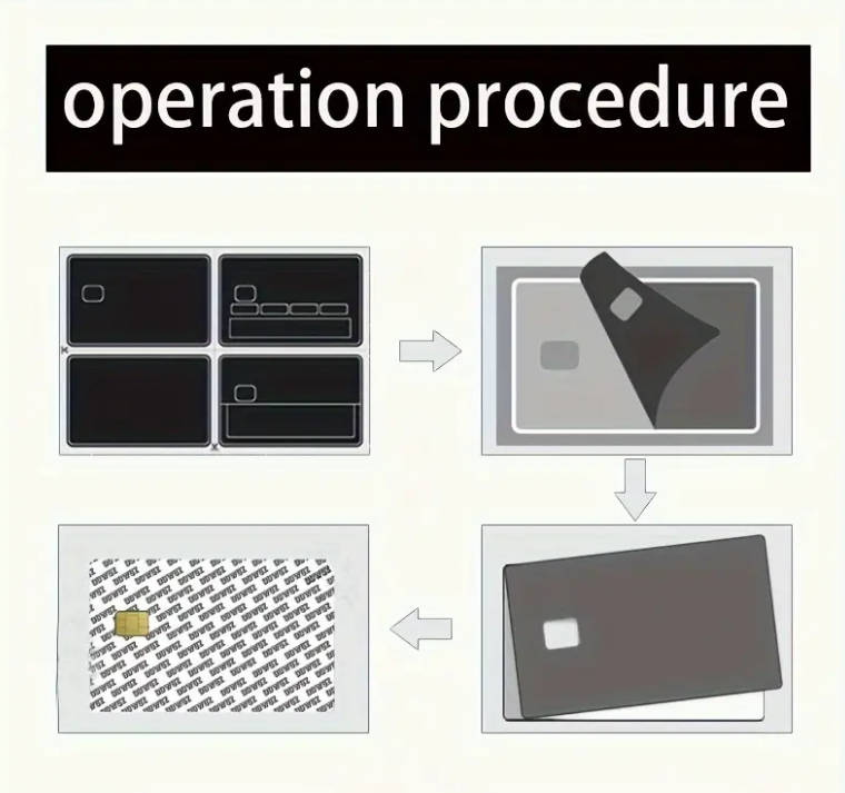 Bitcoin Bank Cards Stickers - Black