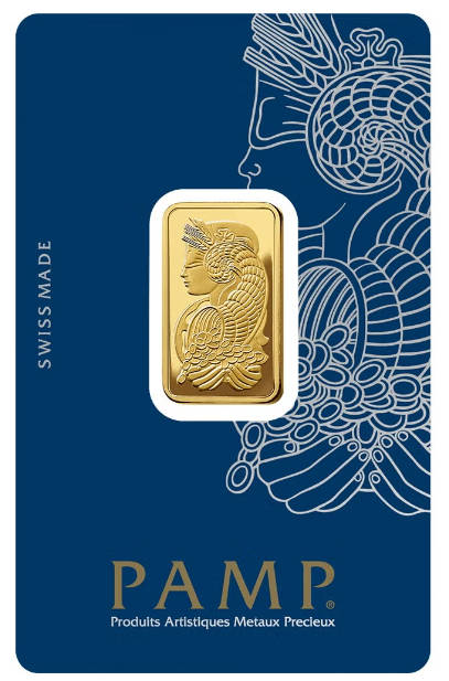Pamp 10g Pure 999.9 Fine Gold Bar 24KT