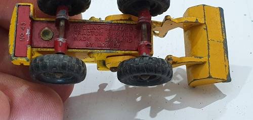 MATCHBOX LESNEY No.43b AVELING BARFORD TRACTOR SHOVEL