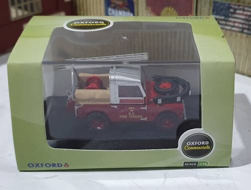 Oxford 1:76 Land Rover Series 1 Fire Tender