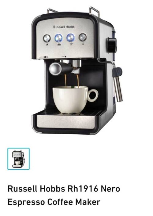 Russell Hobbs Nero Espresso Coffee Machine