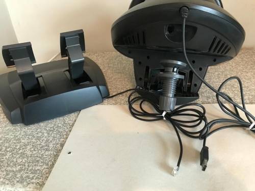 Microsoft Side Winder Steering Wheel And Paddle Set